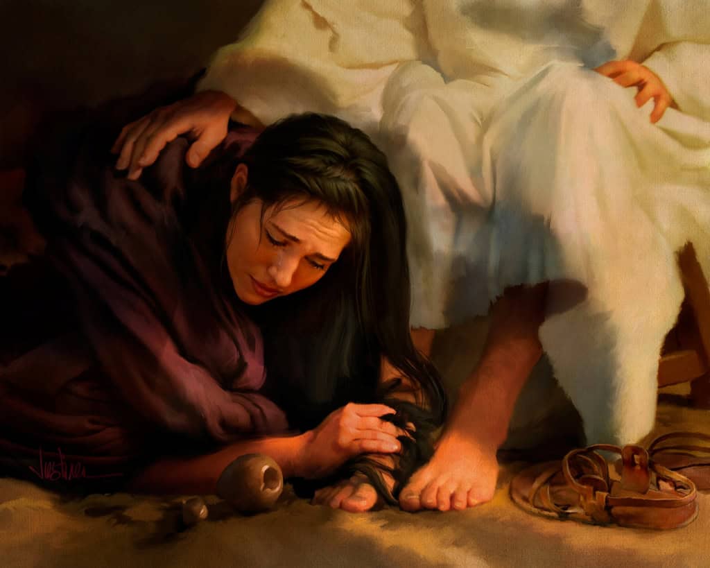Mary-Washing-Jesus-Feet-Lars-Justinen